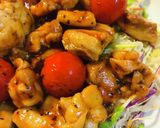 野菜ジュースで●鶏肉のあまからバジル炒め作り方4写真