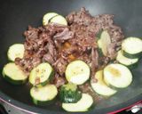 基本の中華★牛肉と夏野菜弁当★ズッキーニ作り方6写真