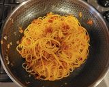 時短可!カルボナーラ風キムチスパゲティ作り方10写真