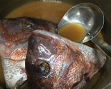 真鯛の頭・あらの味噌煮作り方1写真
