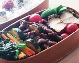 基本の中華★牛肉と夏野菜弁当★ズッキーニ作り方9写真