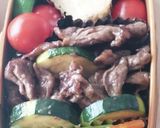 基本の中華★牛肉と夏野菜弁当★ズッキーニ作り方10写真