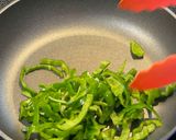 ピーマンの塩昆布炒め作り方2写真