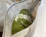 抹茶小豆のモチモチ蒸しパン作り方3写真