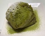 抹茶小豆のモチモチ蒸しパン作り方9写真