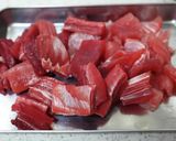 マグロのひとくちステーキ作り方1写真
