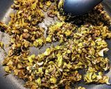 ひらたけと高菜漬けの炒飯作り方7写真