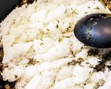 ひらたけと高菜漬けの炒飯作り方8写真