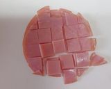 朝ごはんに5分で簡単☆ハム玉オニオン☆作り方2写真