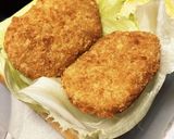 コロッケサンド　ランチ用作り方3写真