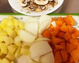薄めの牛ステーキ肉で!カレー作り方1写真