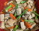 鶏むねと高野豆腐の含め煮♪作り方7写真