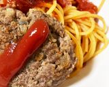 ハンバーグスパゲティ作り方3写真