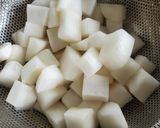簡単!キムチの素でカクテキ!作り方3写真