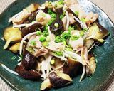 なすと豚バラの塩炒め作り方4写真