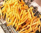 フライドポテトと豚こまの甘辛炒め作り方1写真