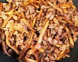 フライドポテトと豚こまの甘辛炒め作り方6写真