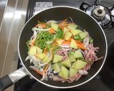 【大崎市】スパニッシュオムレツ【給食】作り方3写真