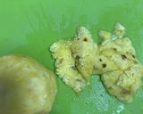 パイナップルの皮のむき方作り方5写真