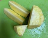 パイナップルの皮のむき方作り方6写真