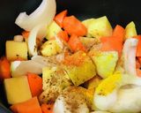野菜ジュース●ハヤシ風チーズカレーライス作り方2写真
