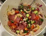 メキシコのセビーチェ(魚介のマリネ)作り方4写真
