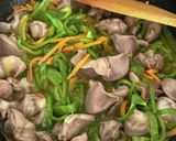 【砂肝の鶏ガラ炒め】ぷりっ！野菜しっかり作り方4写真