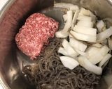 牛丼風タマネギ丼作り方1写真