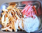 きのこたっぷりスープパスタ作り方1写真