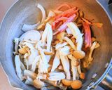 きのこたっぷりスープパスタ作り方4写真