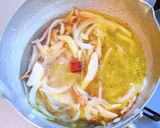 きのこたっぷりスープパスタ作り方5写真