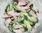 きゅうりと魚肉ソーセージのサラダ作り方6写真