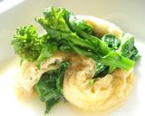 ✿菜の花の豚肉巻✿２種のつけダレで✿作り方4写真