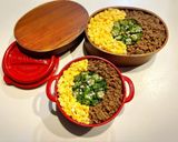 のっけ弁当2023.06.20そぼろ弁当作り方1写真