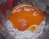 21㎝型シフォンケーキ(プリン味)作り方4写真