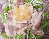 簡単★豚肉と水菜のめんつゆサラダ作り方3写真
