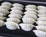 水菜とトマトのギョーザ作り方4写真