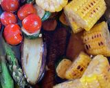 簡単カラフル夏野菜の揚げびたし作り方3写真