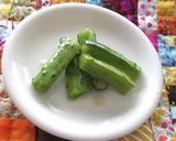馬込半白キュウリで、中華風お漬物を作り方4写真