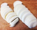 生姜入り 小松菜と玉ねぎ えのきの味噌汁作り方1写真