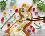 七夕ジュレ素麺　ベジートでゼラチンいらず作り方7写真