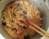 生姜入り 小松菜と玉ねぎ えのきの味噌汁作り方7写真