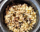 ひじきと切り昆布 エリンギの炊き込みご飯作り方11写真