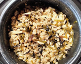 ひじきと切り昆布 エリンギの炊き込みご飯作り方11写真
