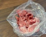 豚肉となすのみそ炒め作り方1写真
