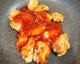 甘辛ヤンニョムチキン作り方3写真