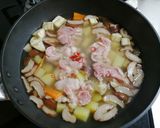 チゲスープ（豚こま肉）作り方4写真
