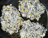 ★簡単★ひじきとツナの豆腐モチモチ焼き作り方4写真
