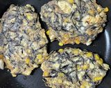 ★簡単★ひじきとツナの豆腐モチモチ焼き作り方5写真