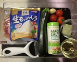 ズッキーニパスタ風サラダ作り方1写真
